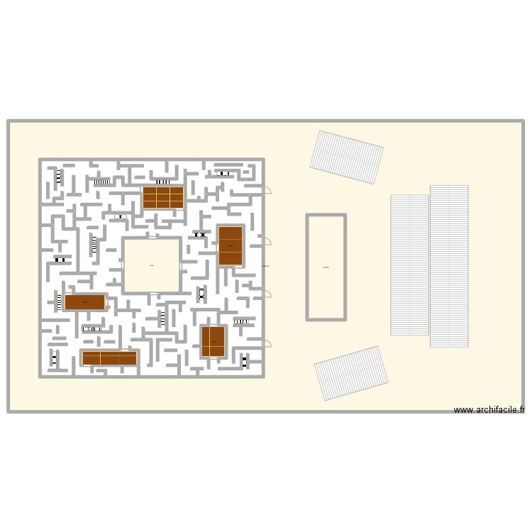 traqué. Plan de 0 pièce et 0 m2