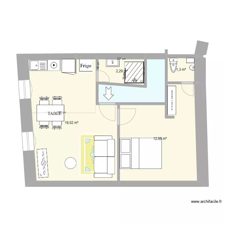 isoard apr&egrave;s. Plan de 