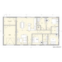 MAISON PLAIN PIED 130 M2 RECTANGLE 3 CHAMBRES