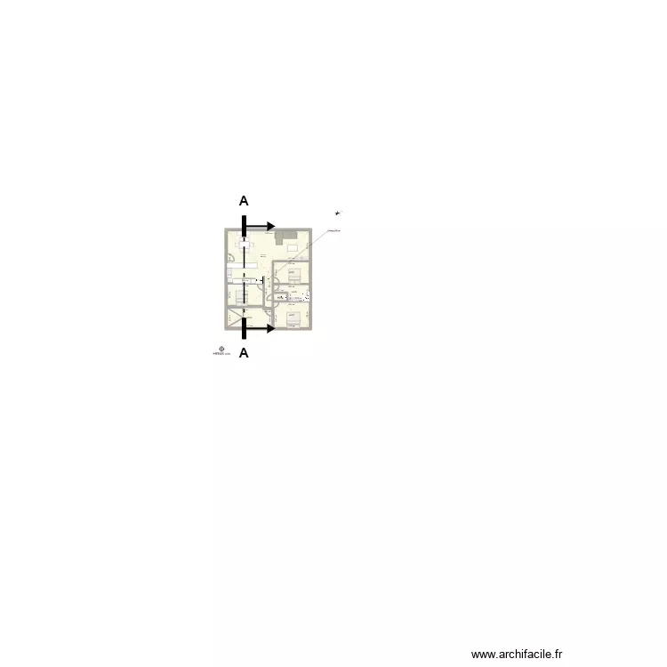 LOC4. Plan de 7 Pièces et 119 m² LOC4. Plan de 7 Pièces et 119 m²