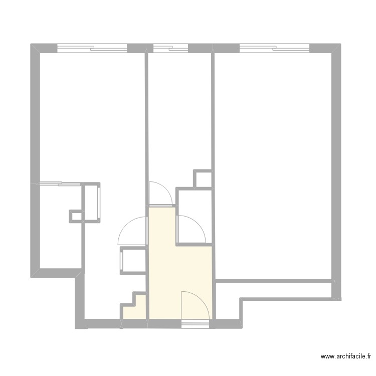 PEDRON. Plan de 8 pièces et 16 m2