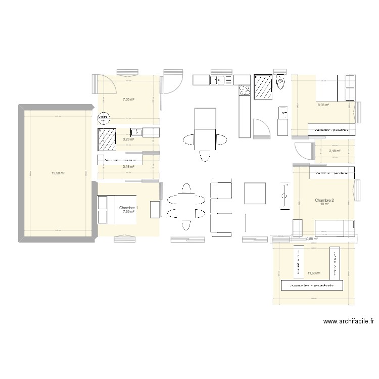 maison . Plan de 0 pièce et 0 m2
