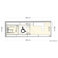 Plan La Fromagerie du Lac Wc PMR