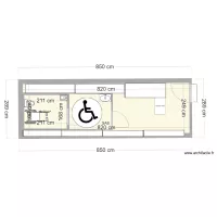 Plan La Fromagerie du Lac Wc PMR