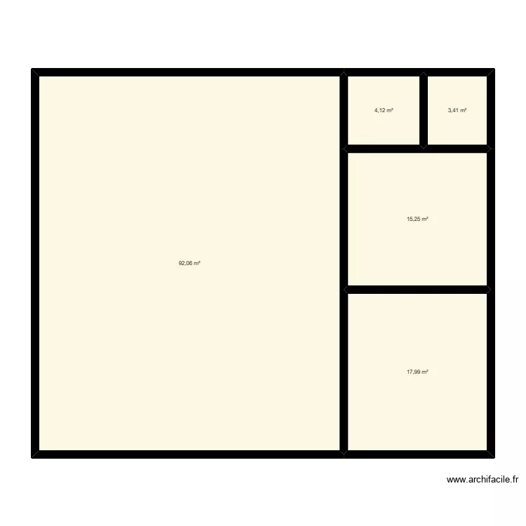 Maison familliale. Plan de 5 et 133 m² Maison familliale. Plan de 5 et 133 m²