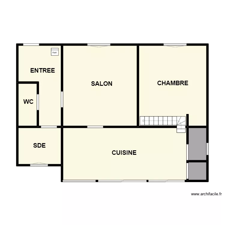 VIRLOUVET 1ER. Plan de 