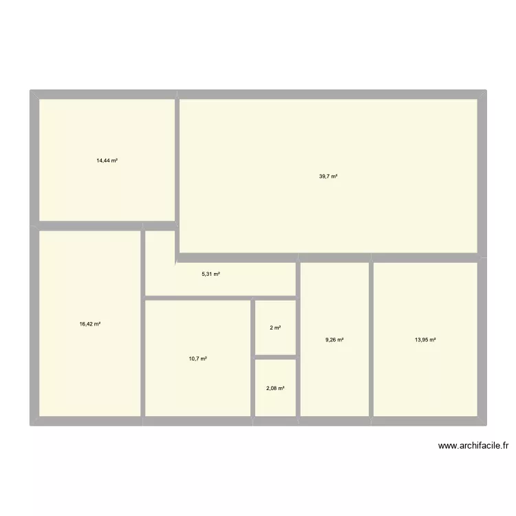 NEW NERAC ORIGINE RDC. Plan de 9  et 114 m²