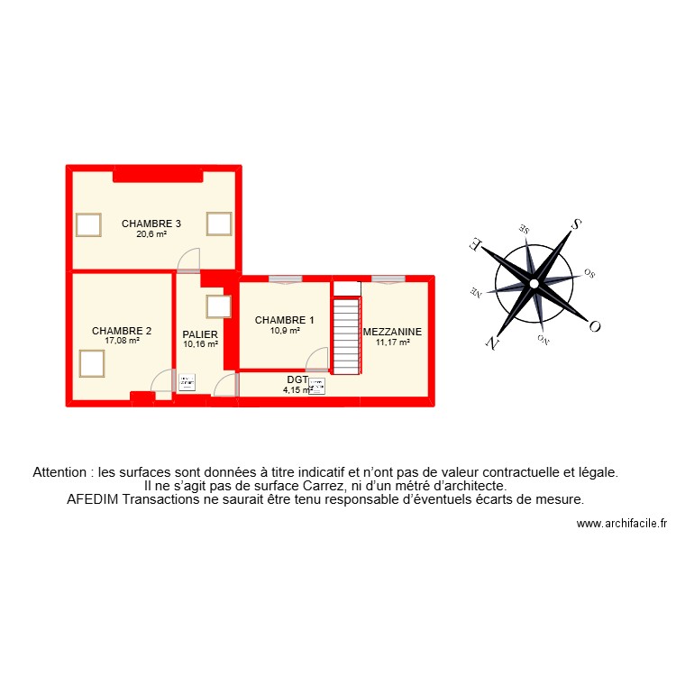 BI28431 -. Plan de 34 pièces et 266 m2