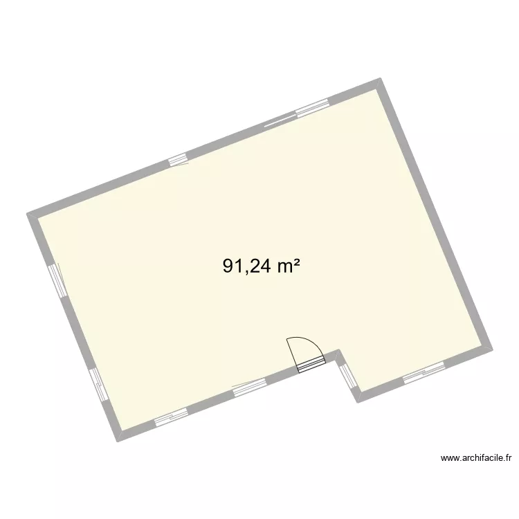 PLAN FACADE . Plan de 