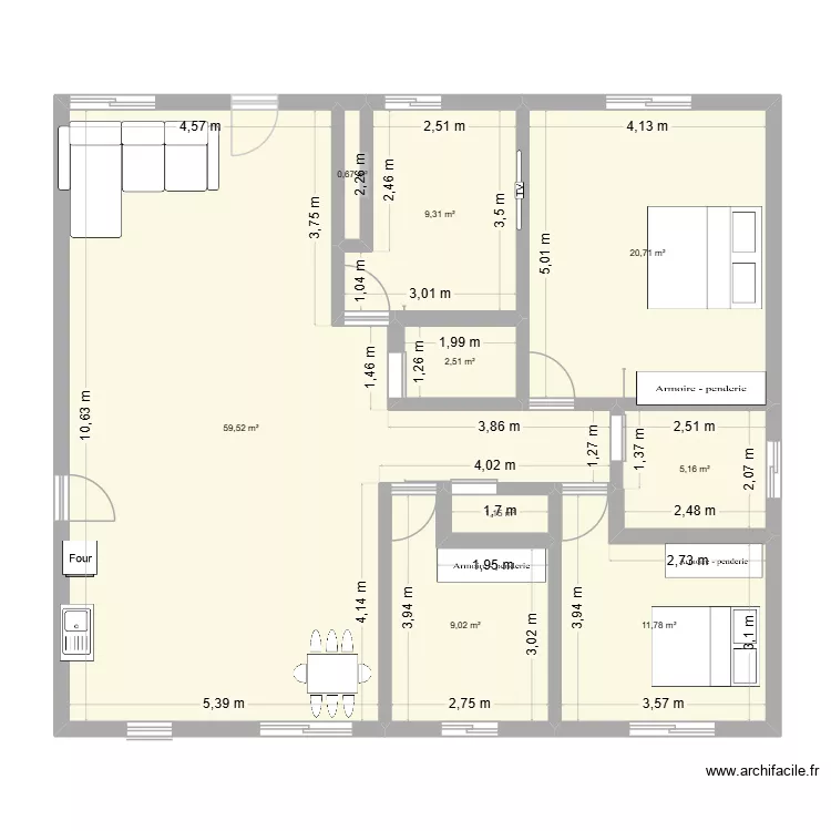 maison12025. Plan de 9 et 120 m² maison12025. Plan de 9 et 120 m²