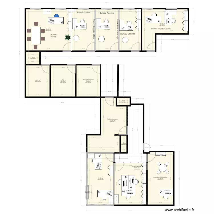 Modification espace compta-02.2024-V2. Plan de 