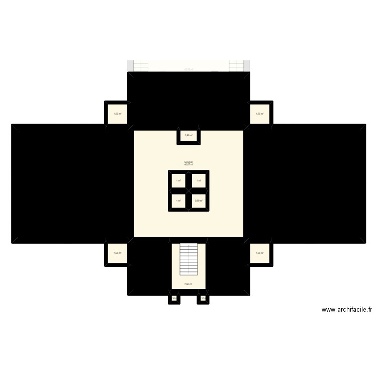 Manoir XXL version alternative. Plan de 0 pièce et 0 m2