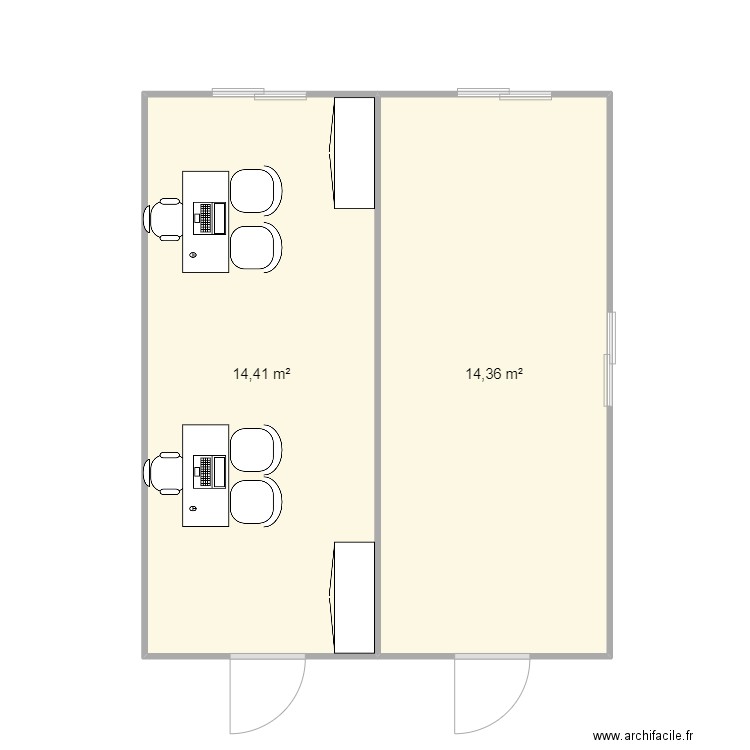 EIFFAGE ENERGIE SYSTEMES. Plan de 2 pièces et 29 m2