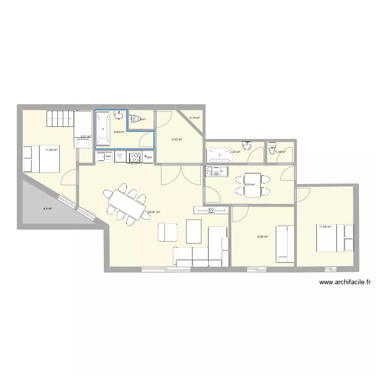 Brian&ccedil;on 2. Plan de 