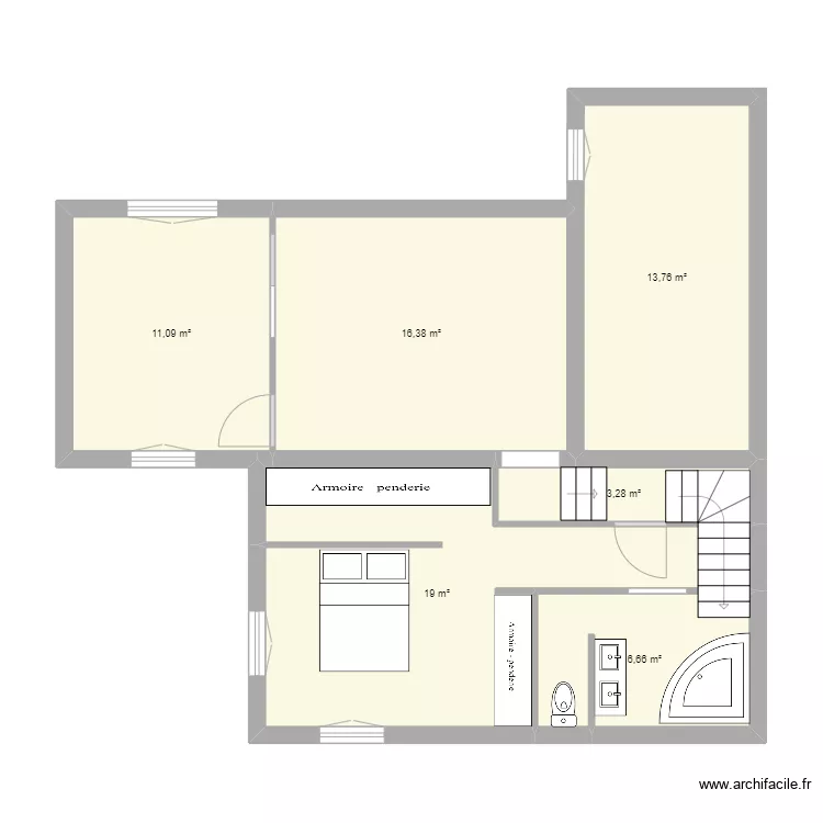 viroflay SOUS SOL. Plan de 