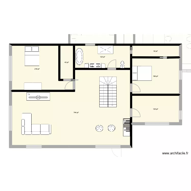 PREFF A CAMILLE + &eacute;tage#3 fait par Catherine. Plan de 