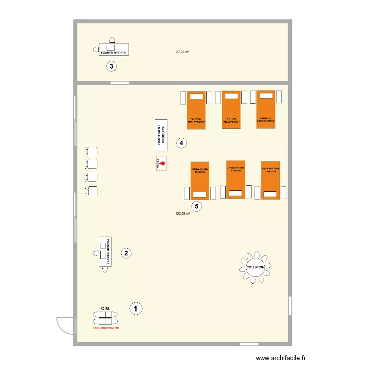 Institut Saint Anne - Salle Le Forum. Plan de 2 et 150 m² Institut Saint Anne - Salle Le Forum. Plan de 2 et 150 m²