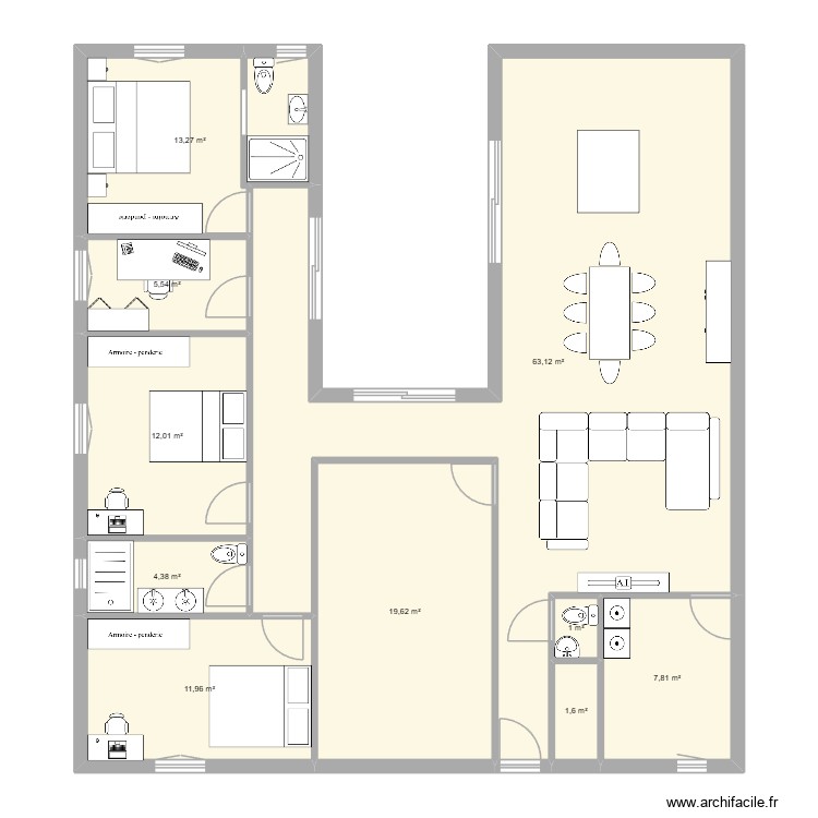plan 2. Plan de 0 pièce et 0 m2
