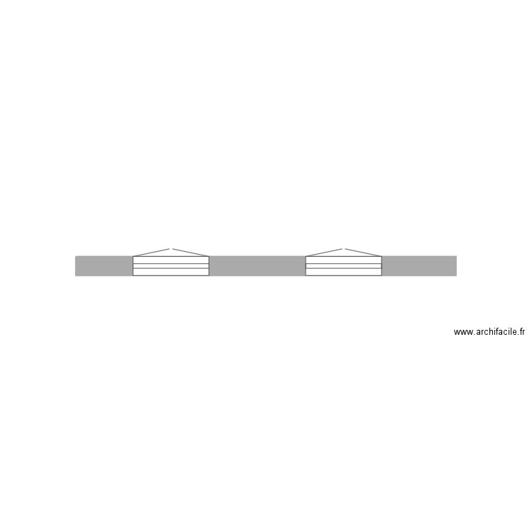 facade. Plan de 0 pièce et 0 m2