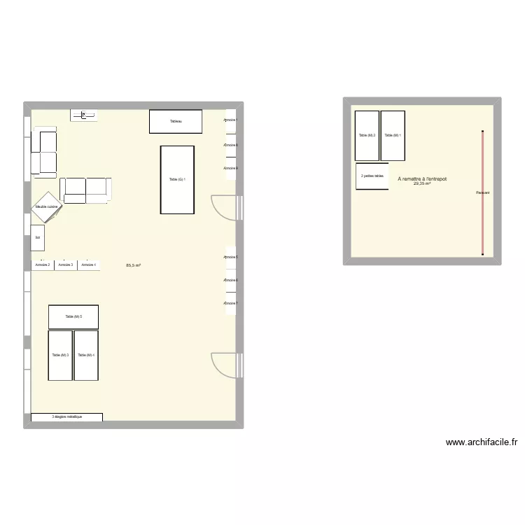Club des seigneurs de nanguère 2.0. Plan de 2 et 115 m² Club des seigneurs de nanguère 2.0. Plan de 2 et 115 m²