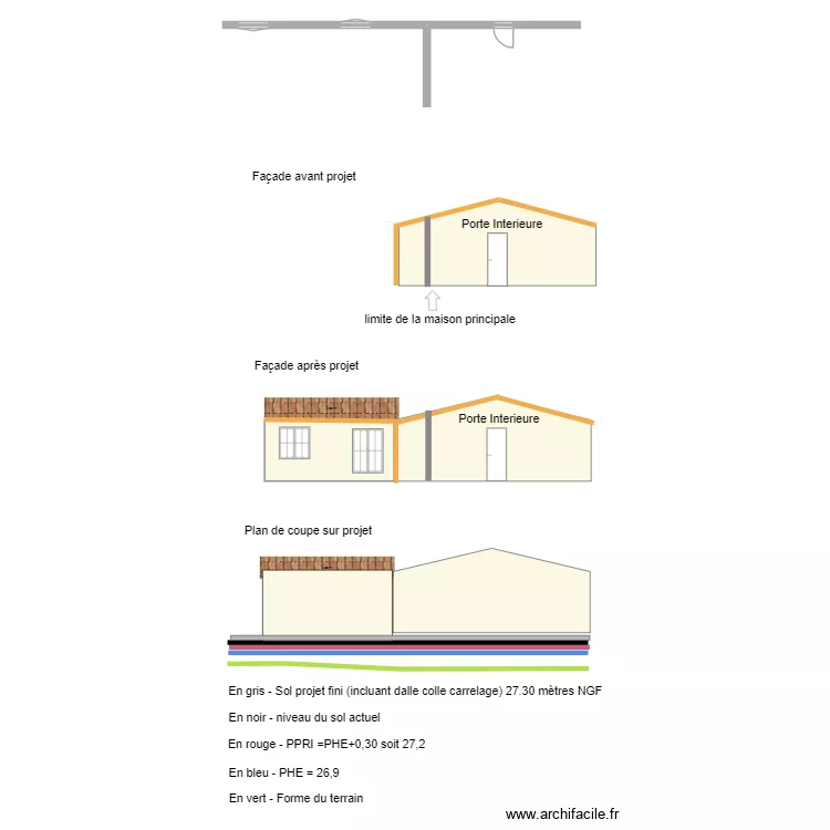 PLAN DE COUPE ext. Plan de 