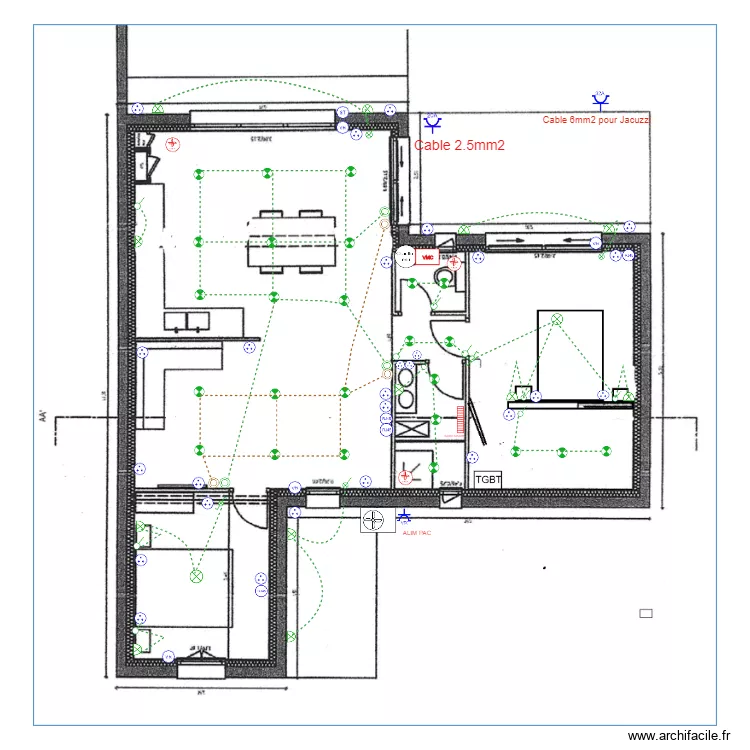 Plan Saint Laurent d'Agny . Plan de 