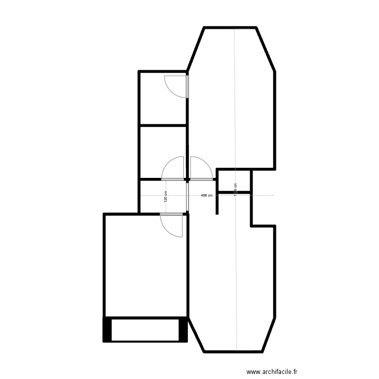 56Rep prjet 2. Plan de 6 pièces et 27 m2