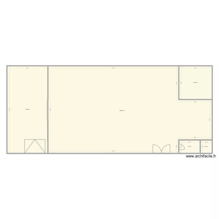 Dépôt CHINEO. Plan de 6 et 443 m² Dépôt CHINEO. Plan de 6 et 443 m²