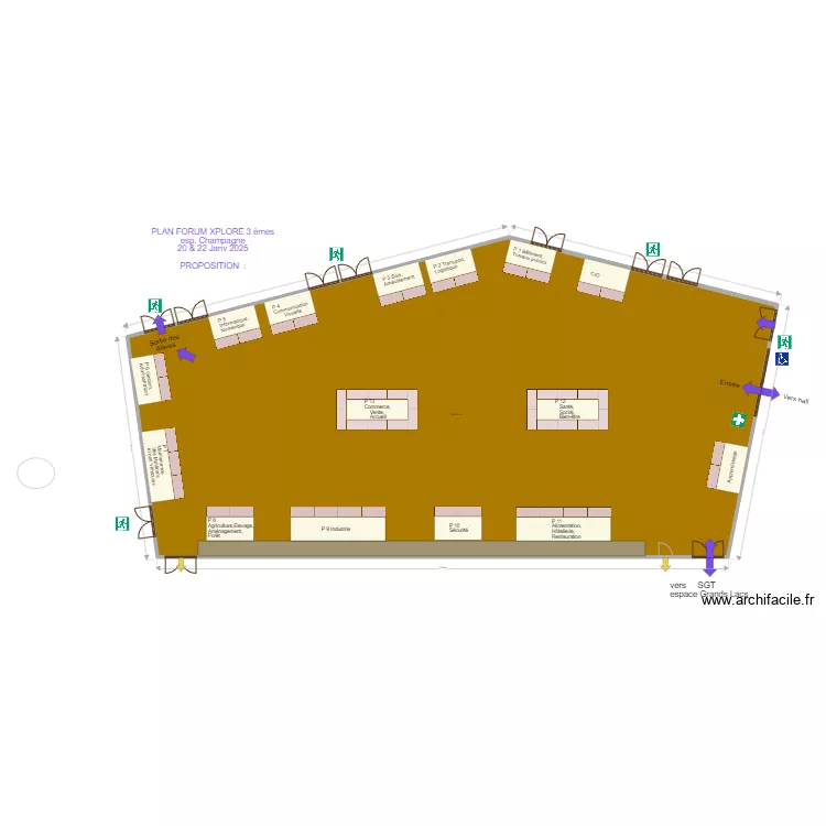 espace champagne FORUM XPLORE 20 22 Janv2025  proj valid&eacute;. Plan de 