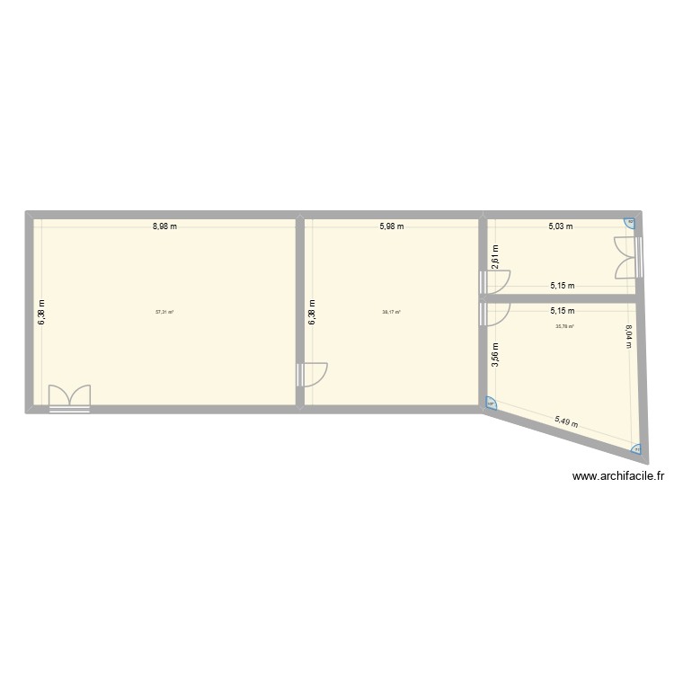 david. Plan de 0 pièce et 0 m2