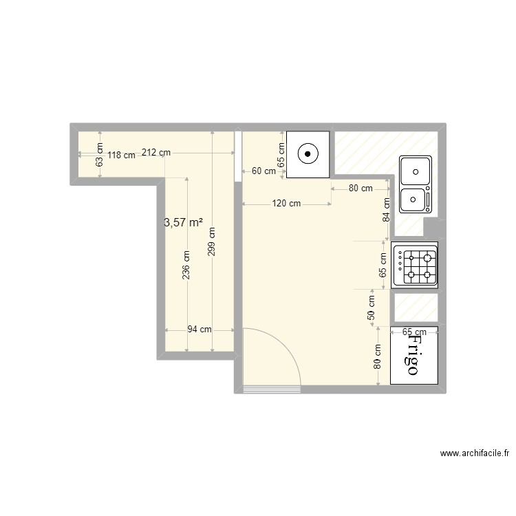 samir satouh. Plan de 8 pièces et 25 m2