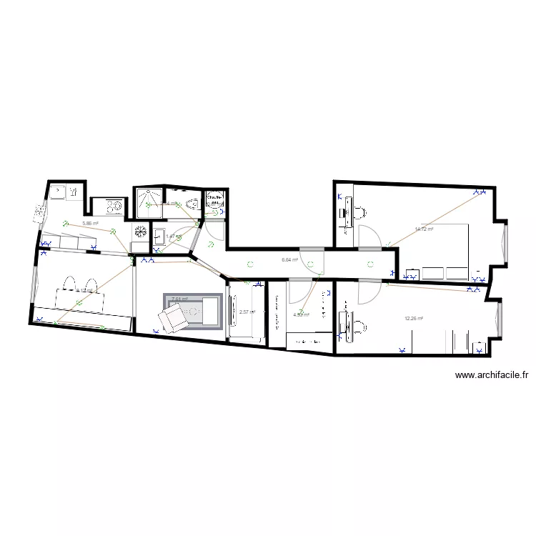 FRESCA v5 elec. Plan de 11 et 67 m² FRESCA v5 elec. Plan de 11 et 67 m²
