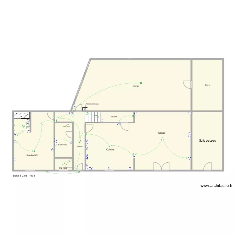 Letourneau RDC. Plan de 8 et 115 m² Letourneau RDC. Plan de 8 et 115 m²