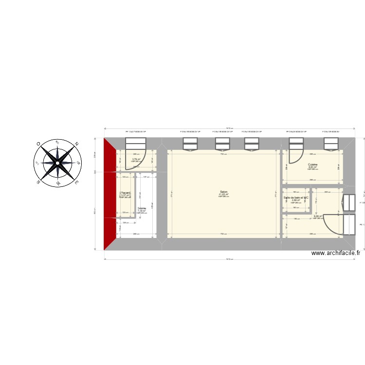 ML25004930 BERTHIER. Plan de 14 pièces et 161 m2