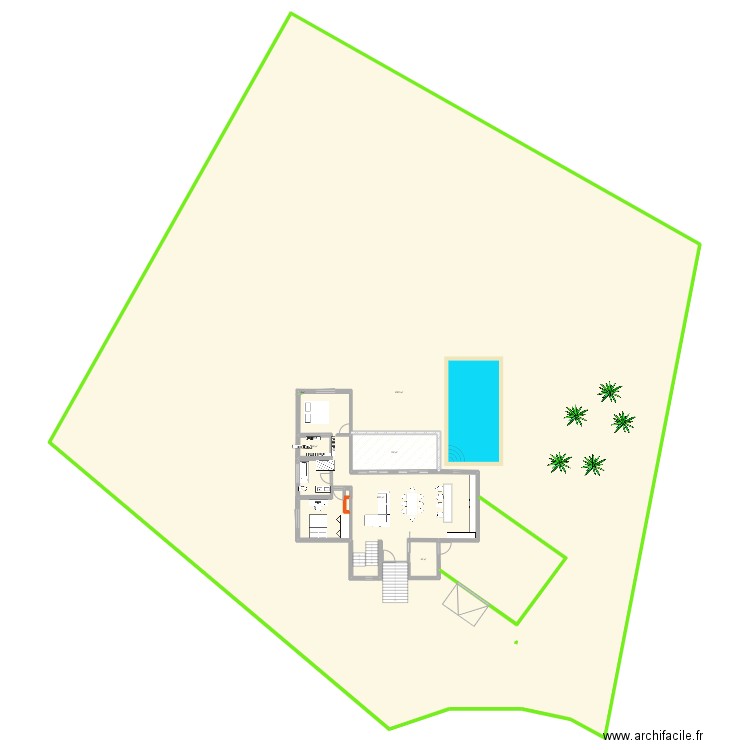 futur 6. Plan de 6 pièces et 1938 m2