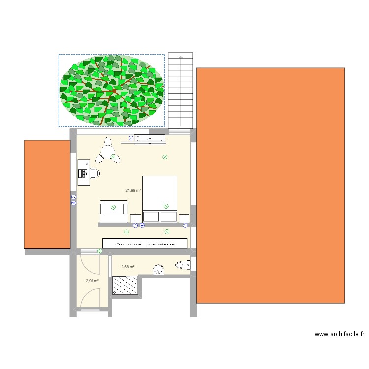 VERANDA. Plan de 0 pièce et 0 m2