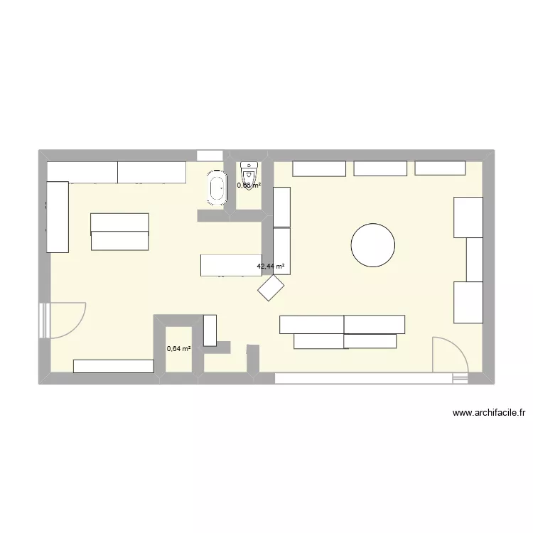 wwww. Plan de 3  et 44 m²
