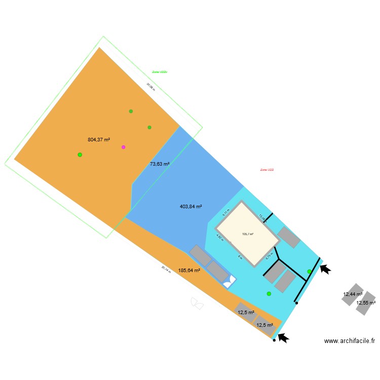Plan Sete 30.06.25 V3 stationnement commun. Plan de 1 pièce et 106 m2