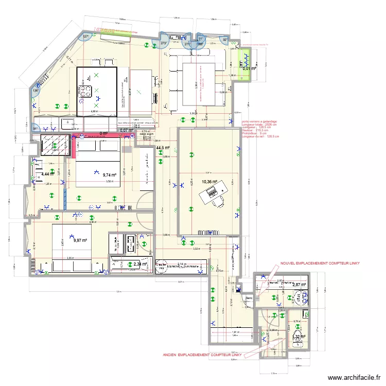 PLAN LYON ENEDIS. Plan de 11 et 86 m² PLAN LYON ENEDIS. Plan de 11 et 86 m²