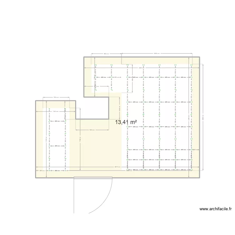 LA FEUILLE DES AURES. Plan de 