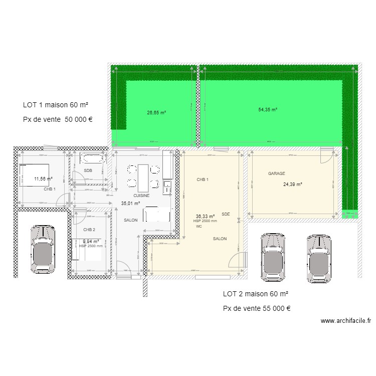 plan st lumine de coutais. Plan de 7 pièces et 198 m2