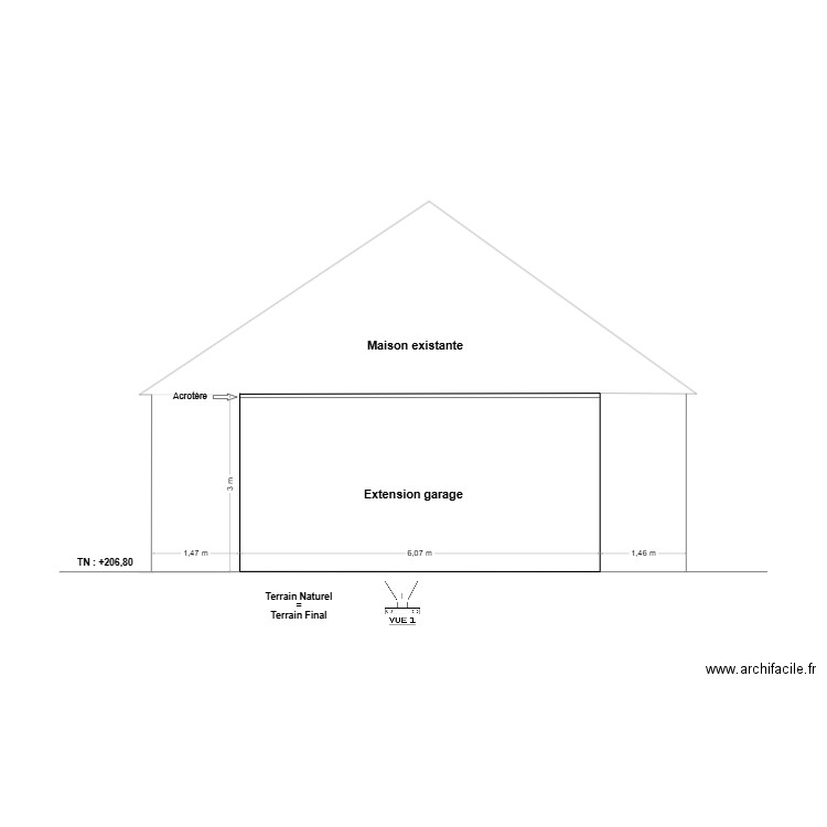 PLAN DE COUPE - REBER. Plan de 0 pièce et 0 m2