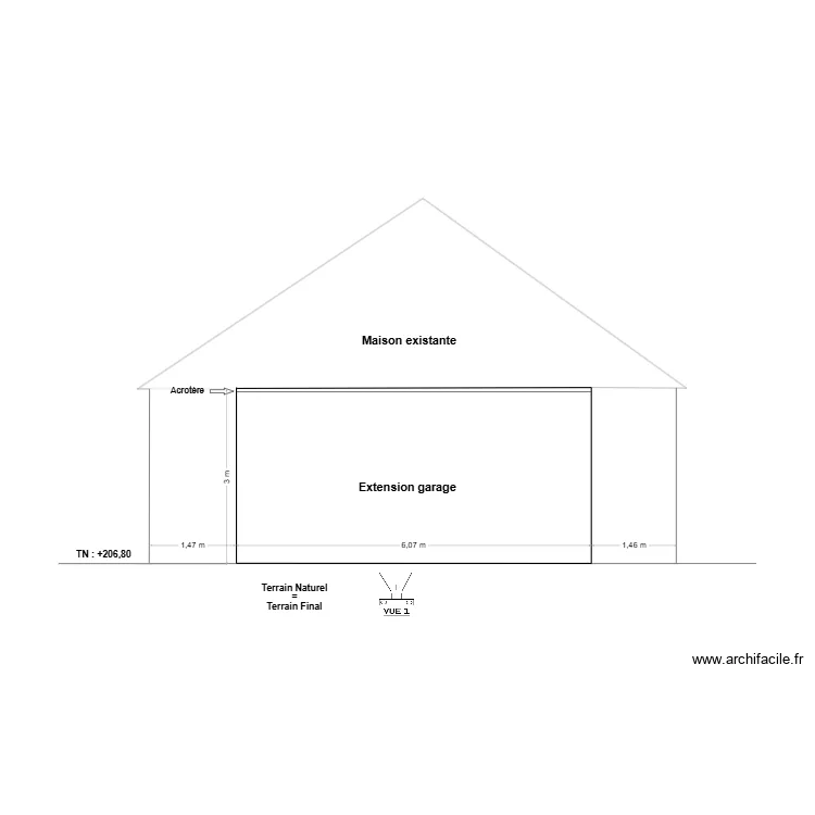 PLAN DE COUPE - REBER. Plan de 