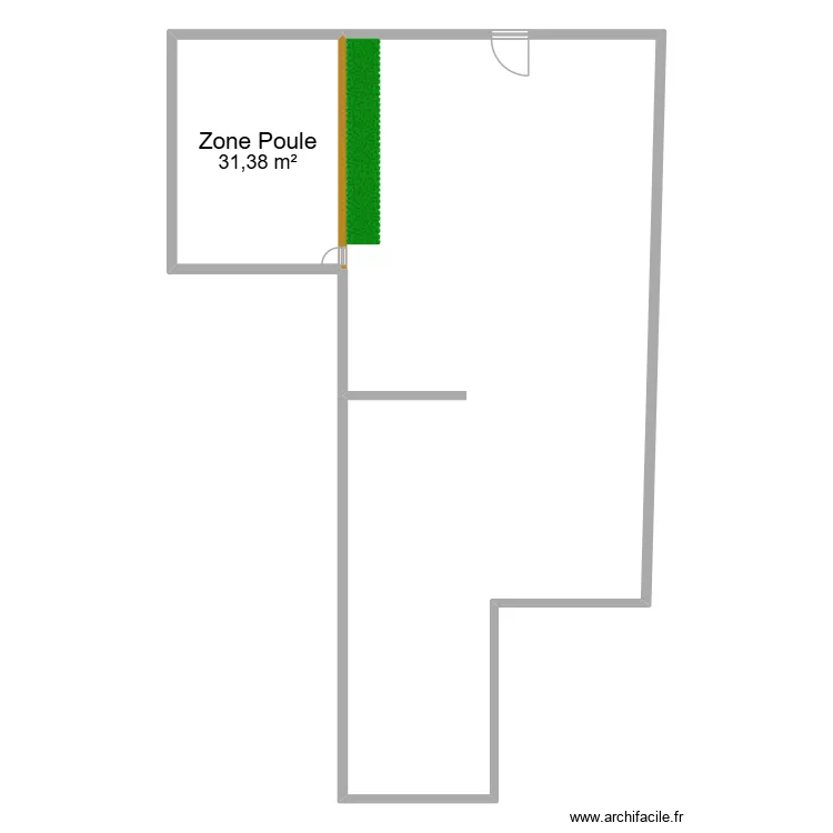 Charmes. Plan de 2  et 199 m²