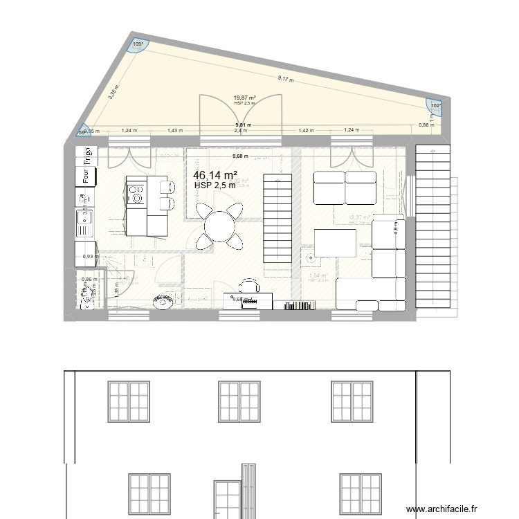 EYGLIERS - SANS EXTENSION 6. Plan de 0 pièce et 0 m2
