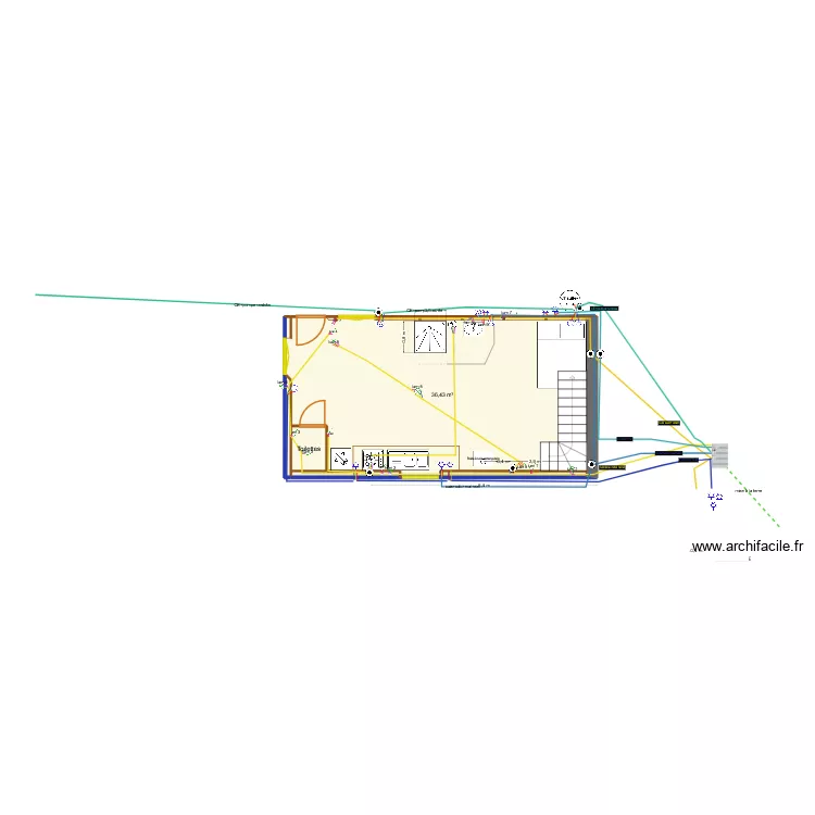 hangar rdc finalisé. Plan de 4 et 75 m² hangar rdc finalisé. Plan de 4 et 75 m²