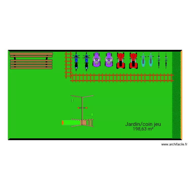 Jardin. Plan de Jardin. Plan de