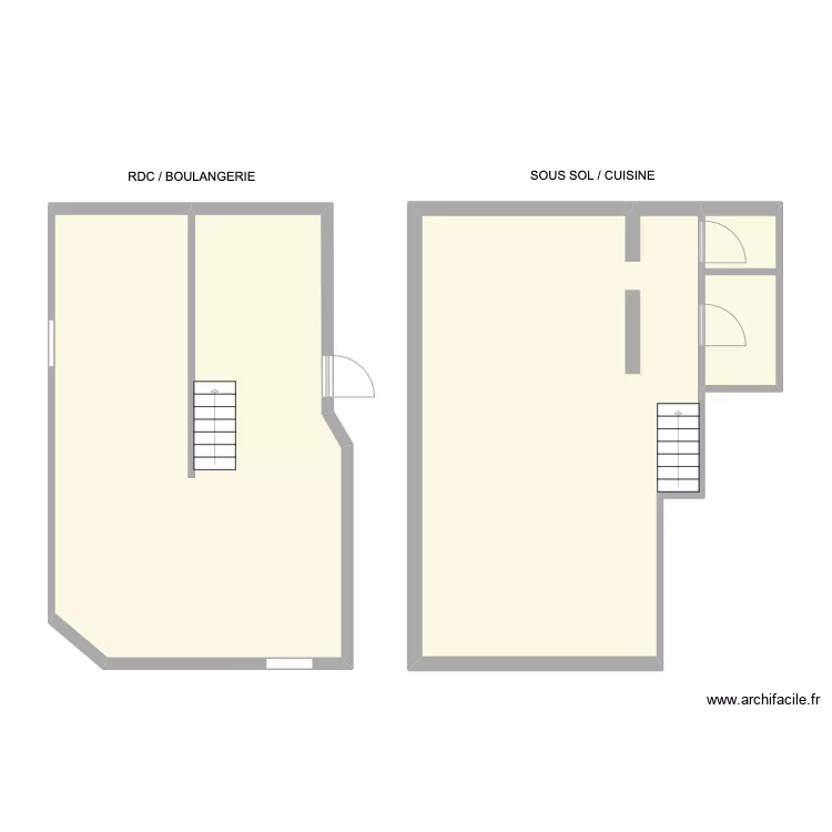 atelier des pains. Plan de 
