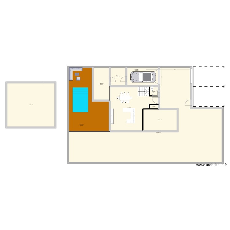 plan 2. Plan de 10 pièces et 385 m2