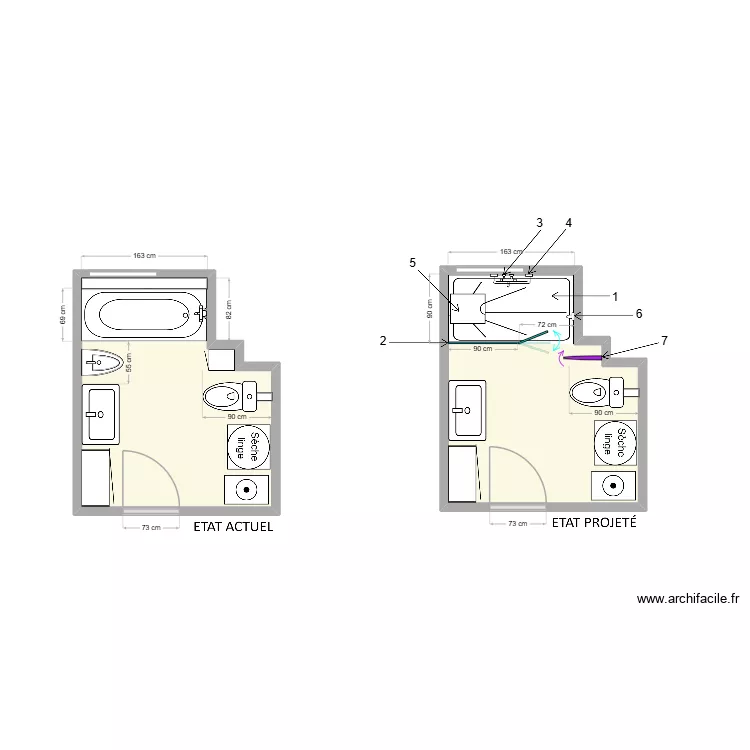 dossier LIGONNIERE. Plan de 2 et 13 m² dossier LIGONNIERE. Plan de 2 et 13 m²